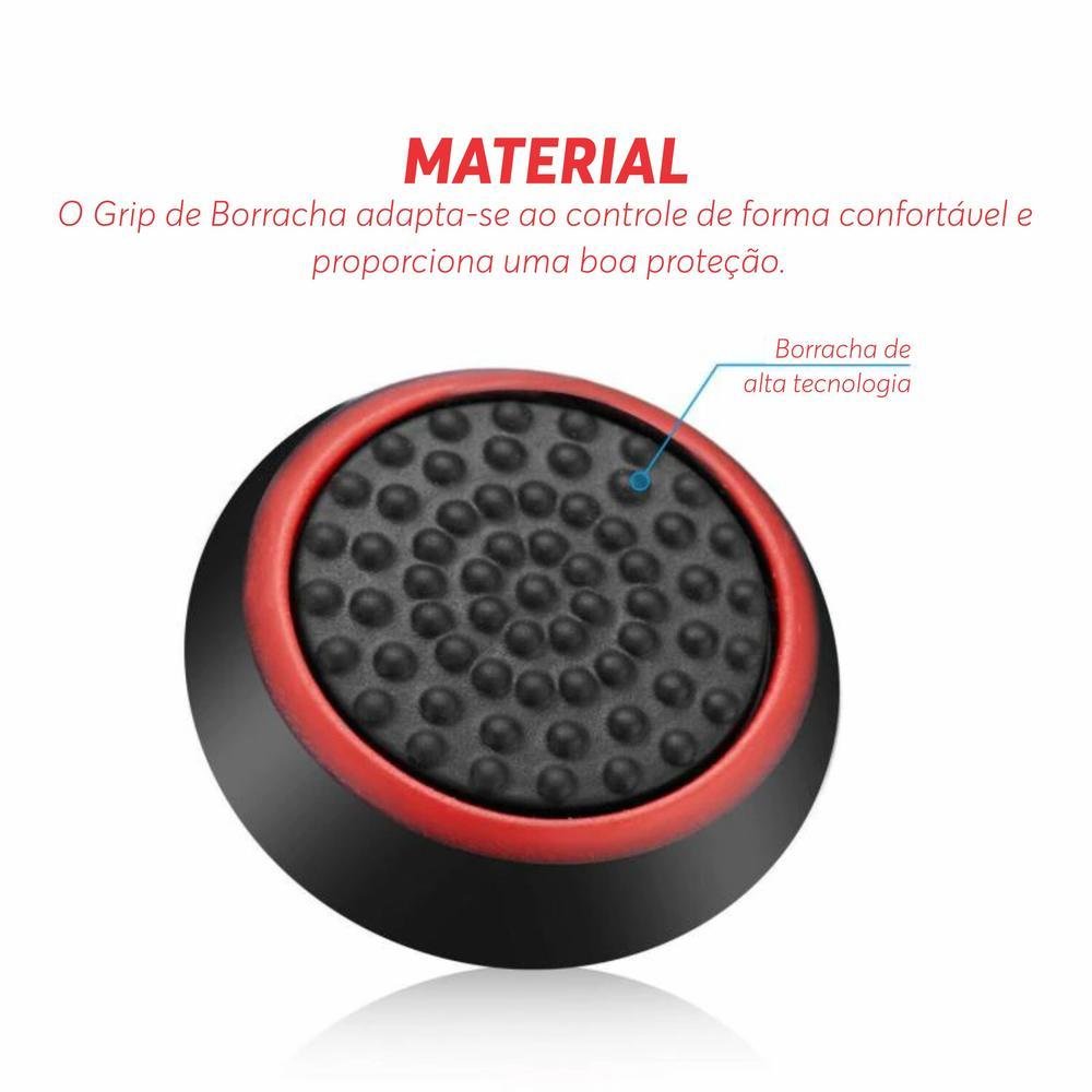 42 Pares De Grips P/ Controle Anti Derrapante Silicone Botão Analógico Do Joystick Cor: 7 Pares De Cada Cor.