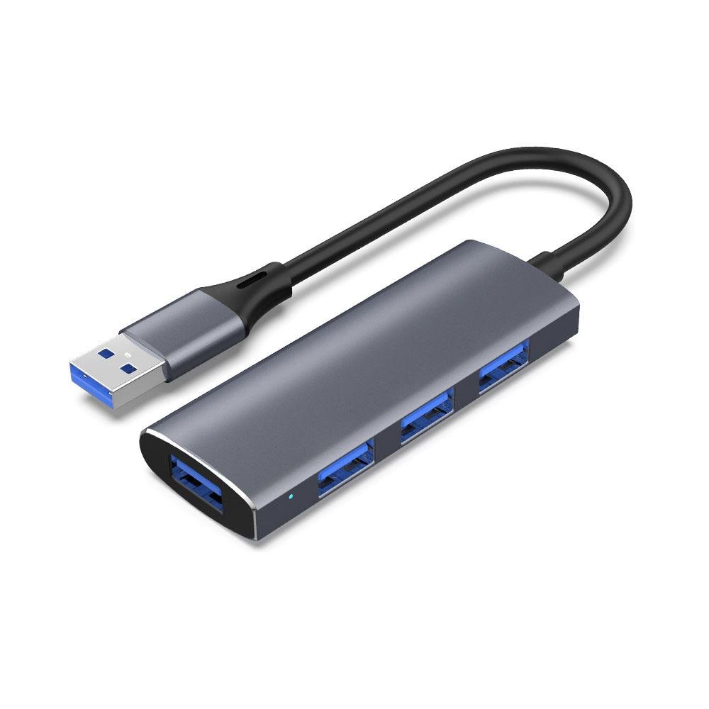 USB HUB Fy 4 Portas USB 3.0/2.0 Adaptador De HUB De Dados Divisor De Cabo De Extensão De HUB