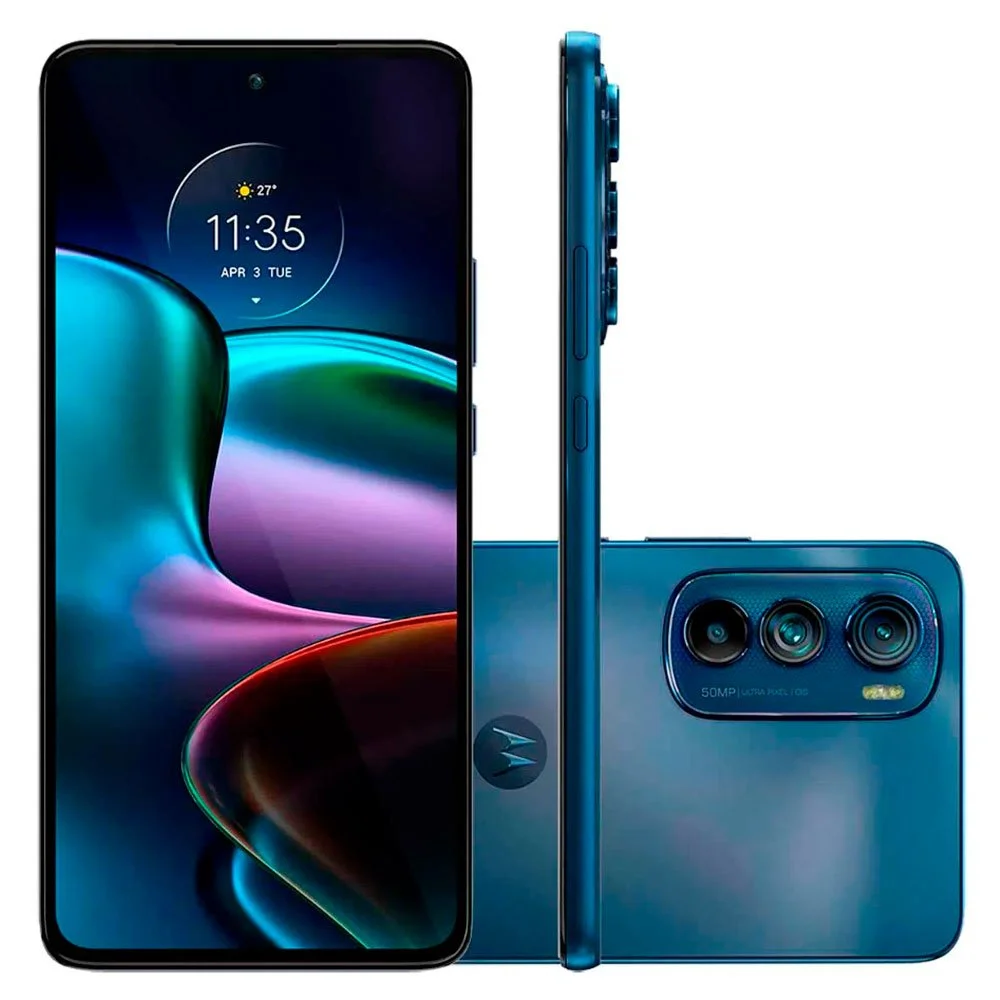 Smartphone Motorola Moto Edge 30, 256GB, 8GB RAM, Octa-Core, Câmera Tripla 50MP + Selfie 32MP, Tela 6.5 Polegadas Amoled, Grafite