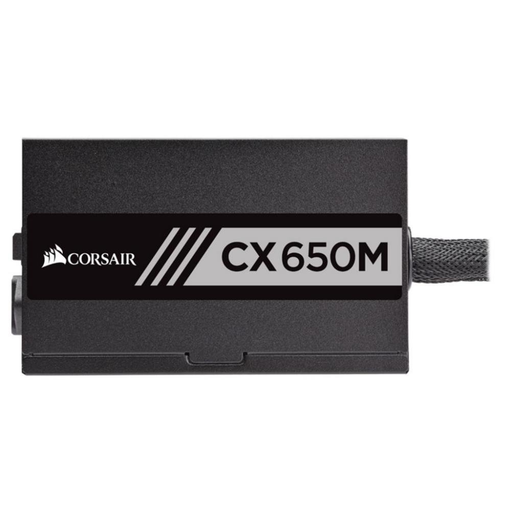 Fonte, Corsair CX650M, Semi-modular - 650w | KaBuM!