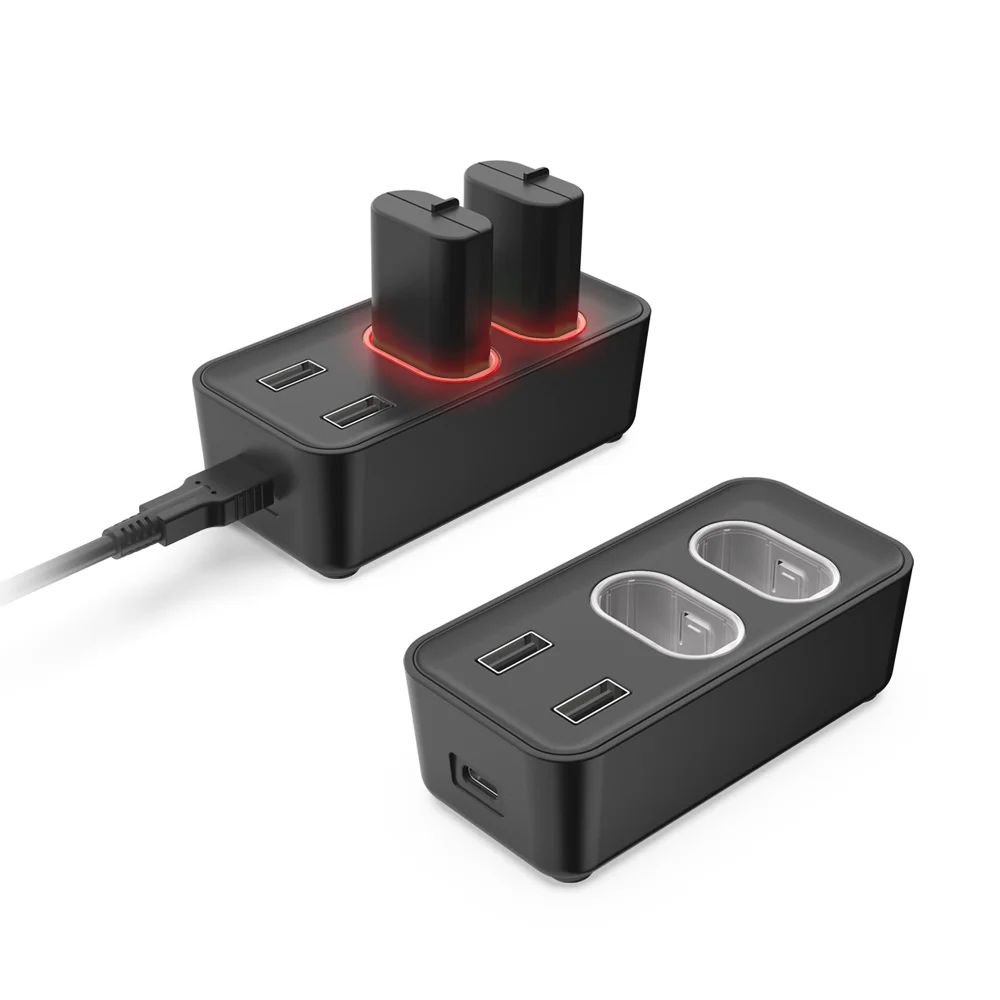 Carregador Base Dock Duplo Charge XBOX Series + 2 Baterias