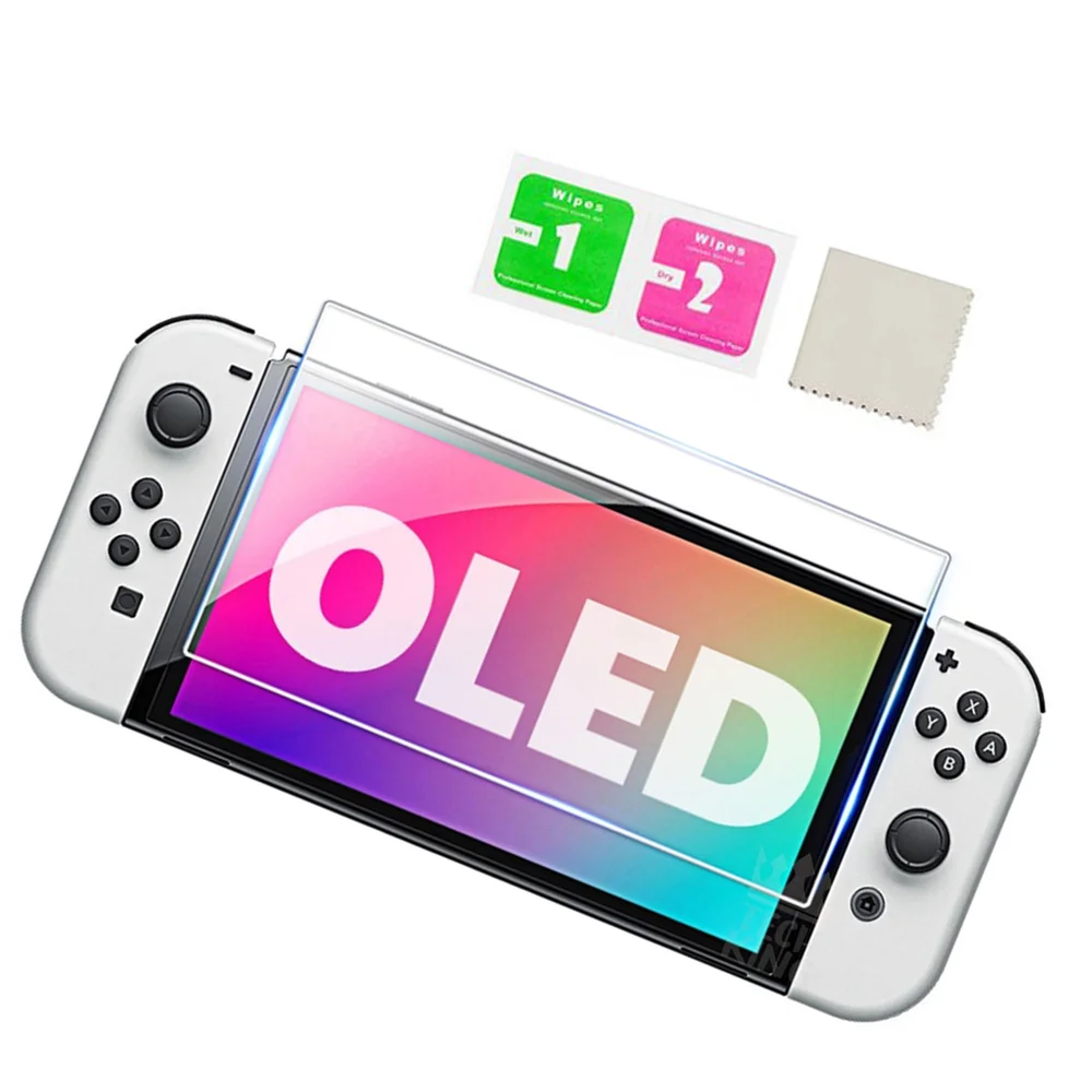 Pelicula De Vidro Oivo/t&z Temperado 9h Para Tela Nintendo Switch Oled