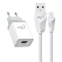 Kit Carregador De Parede Universal, Com Cabo Usb Tipo-c De 1 Metro, Carga Rápida 2.4a, Branco, Ktc10wc, Elg