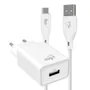 Kit Carregador De Parede Universal, Com Cabo Usb Tipo-c De 1 Metro, Carga Rápida 2.4a, Branco, Ktc10wc, Elg