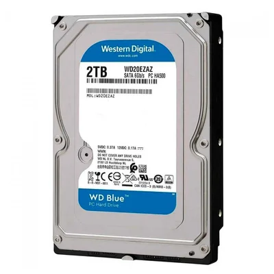HD Interno WD Blue 2TB 5400 RPM 35 Sata Iii KaBuM