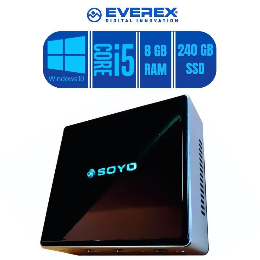 Mini Computador Soyo Nuc Core I5 240GB Win 10