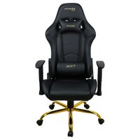 Cadeira Gamer Mymax MX7, Até 150KG, Giratória, Preto