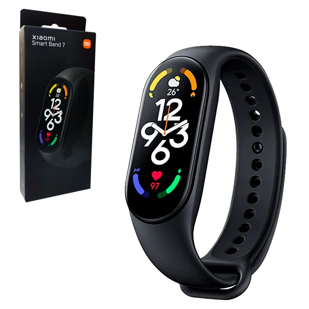 Pulseira Xiaomi Smart Mi Band 7 Preto China Com Nfc Pulseira Xiaomi Smart Mi Band 7 Preto China Com Nfc