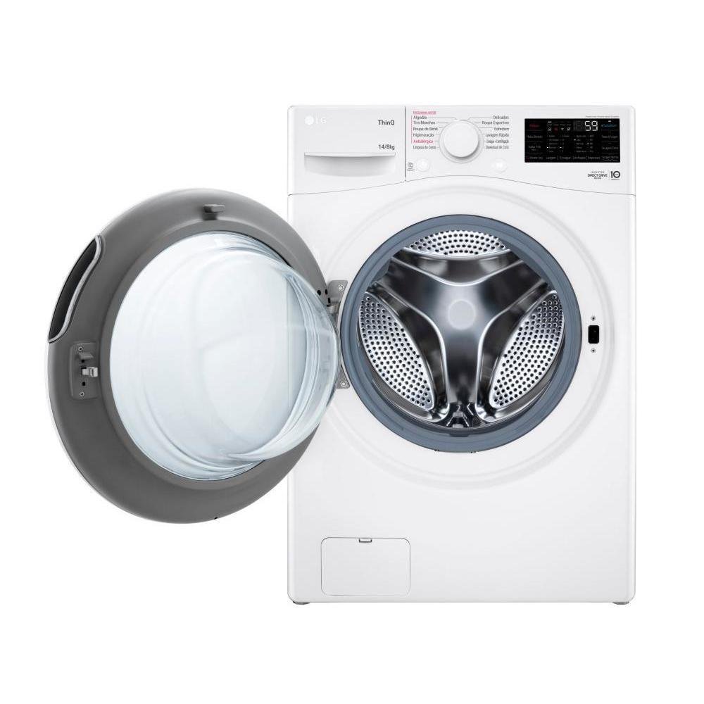 Lava E Seca Smart LG 14kg Branco Com Inteligência Artificial Aidd Motor Inverter, 220 Volts - Wd14wgsp6a Lava E Seca Smart LG 14kg Branco Com Inteligência Artificial Aidd Motor Inverter, 220 Volts - Wd14wgsp6a