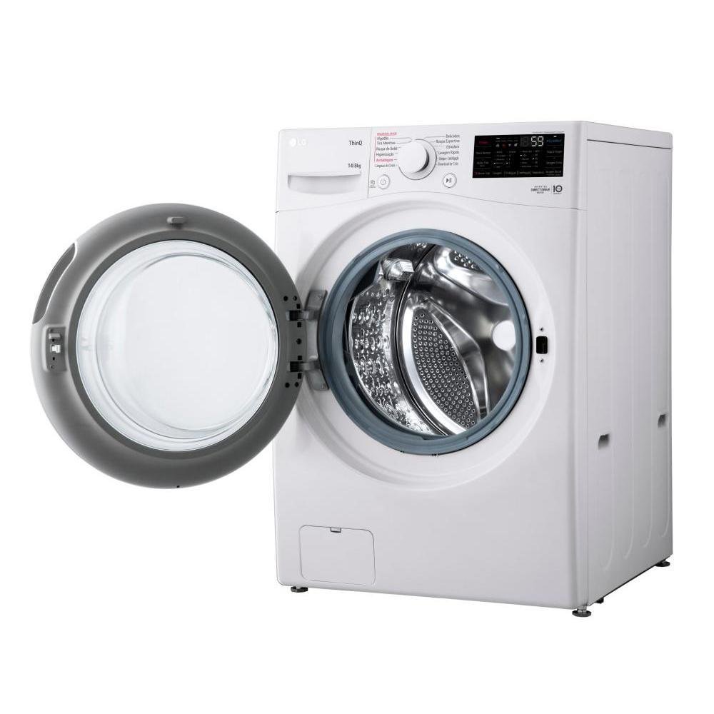 Lava E Seca Smart LG 14kg Branco Com Inteligência Artificial Aidd Motor Inverter, 220 Volts - Wd14wgsp6a Lava E Seca Smart LG 14kg Branco Com Inteligência Artificial Aidd Motor Inverter, 220 Volts - Wd14wgsp6a