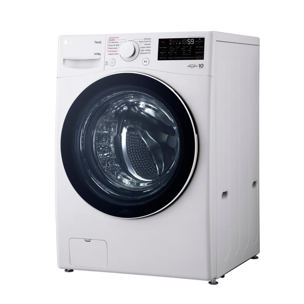 Lava E Seca Smart LG 14kg Branco Com Inteligência Artificial Aidd Motor Inverter, 220 Volts - Wd14wgsp6a Lava E Seca Smart LG 14kg Branco Com Inteligência Artificial Aidd Motor Inverter, 220 Volts - Wd14wgsp6a