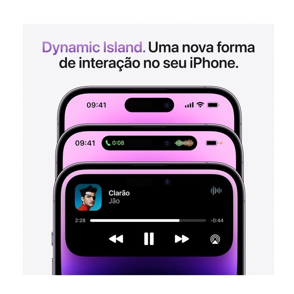 Apple Iphone 14 Pro, 128GB, Prateado