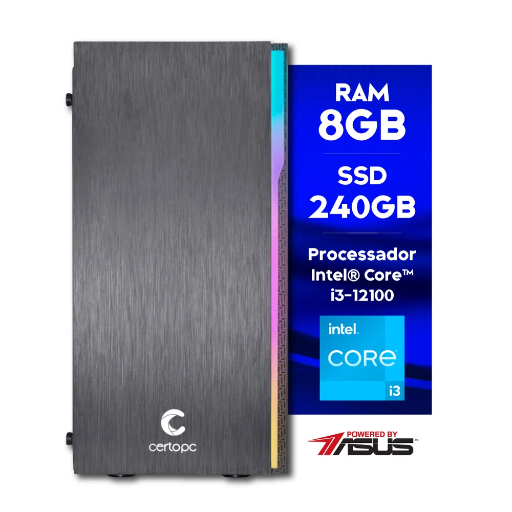 Computador Certo Pc Smart II Intel Core I3 12100