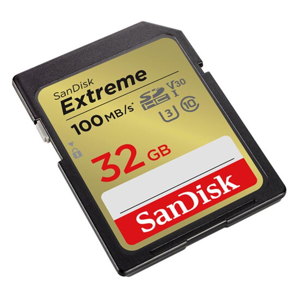 Cartão De Memória SDHC Sandisk, Extreme UHS-I, 32GB, 100MB/s - Sdsdxvt-032-Gncin Cartão De Memória SDHC Sandisk, Extreme UHS-I, 32GB, 100MB/s - Sdsdxvt-032-Gncin