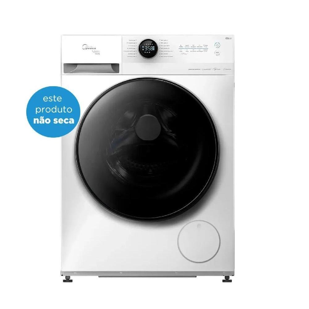 Lavadora Midea Healthguard Smart, 12,5kg, Branca - 127v Lavadora Midea Healthguard Smart, 12,5kg, Branca - 127v