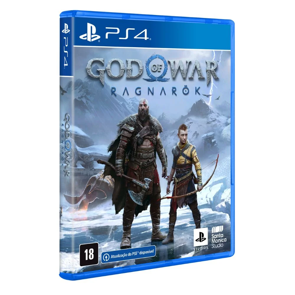 Jogo God of War Ragnarök, Edição Standard PS4 - Mídia Física Jogo God of War Ragnarök, Edição Standard PS4 - Mídia Física