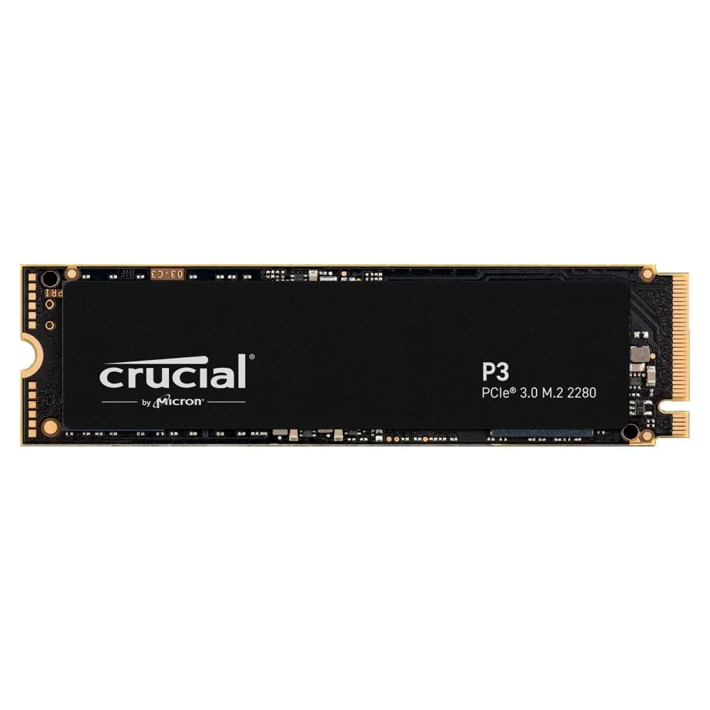 SSD Crucial P3 500GB Nvme M2 2280 KaBuM