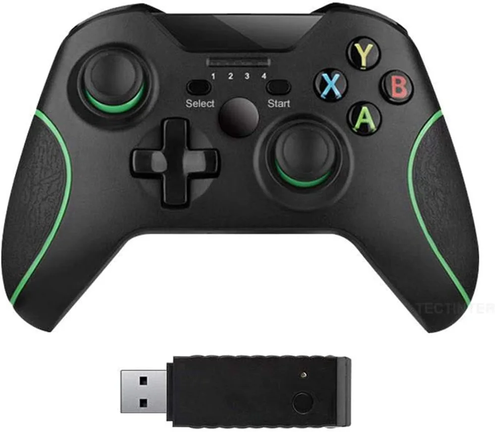Controler Altomex Gamepad Sem Fio, Com Adap De 2,4 GHz, Para X Box One / One S / One X / P3 Host / Win 7/8/10