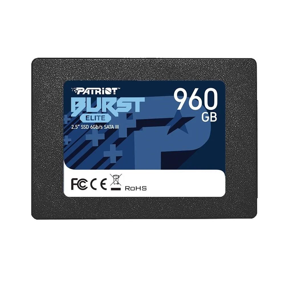 SSD Patriot Burst Elite 960GB Sata3 25 7mm KaBuM