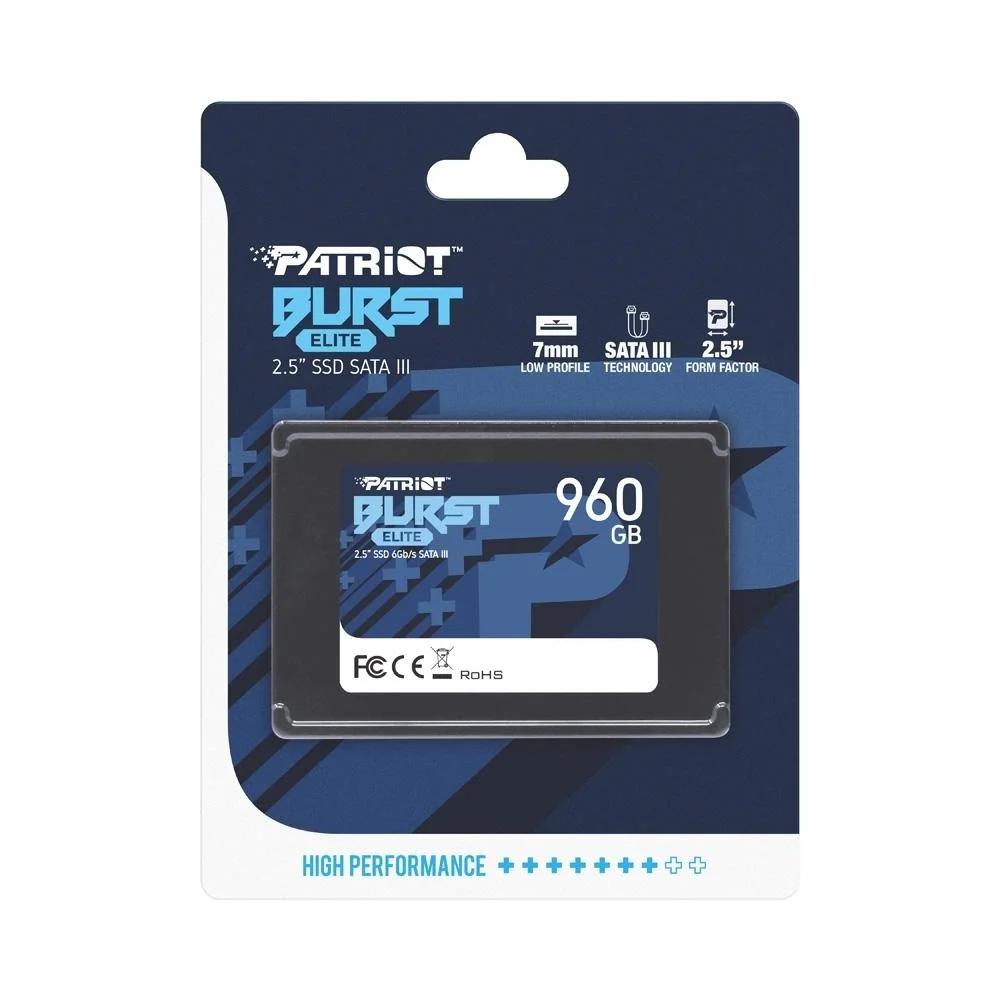 【動作確認済み】Patriot SSD 960GB SATA3 2.5インチ SSD Patriot Burst Elite 960GB Sata3 25 7mm KaBuM