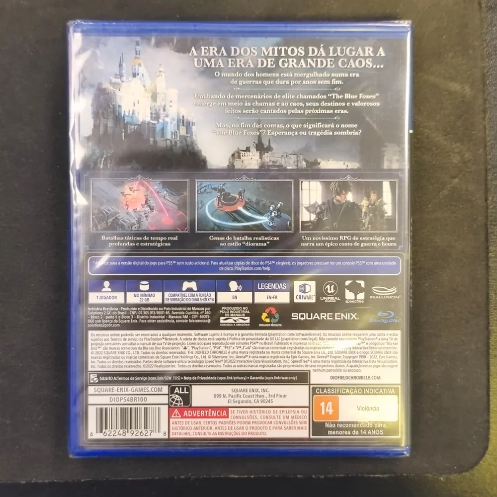 Jogo The Diofield Chronicle - Playstation 4 Jogo The Diofield Chronicle - Playstation 4