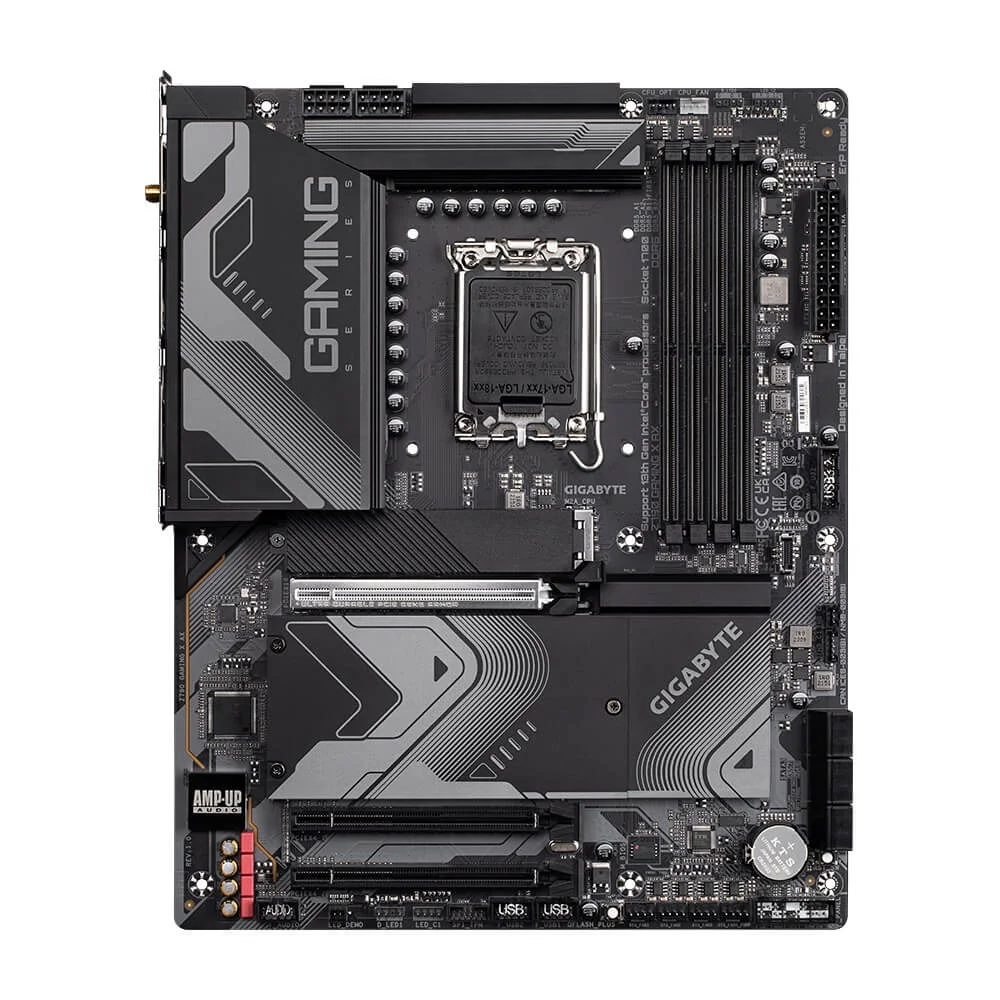 Placa-Mãe Gigabyte Z790 Gaming X AX, Intel LGA 1700, ATX, DDR5, Bluetooth 5.3 Placa-Mãe Gigabyte Z790 Gaming X AX, Intel LGA 1700, ATX, DDR5, Bluetooth 5.3