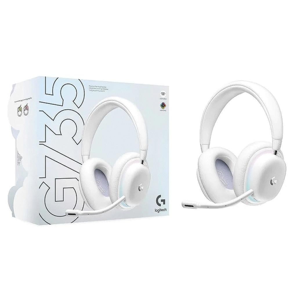 Headset Gamer Sem Fio Branco KaBuM