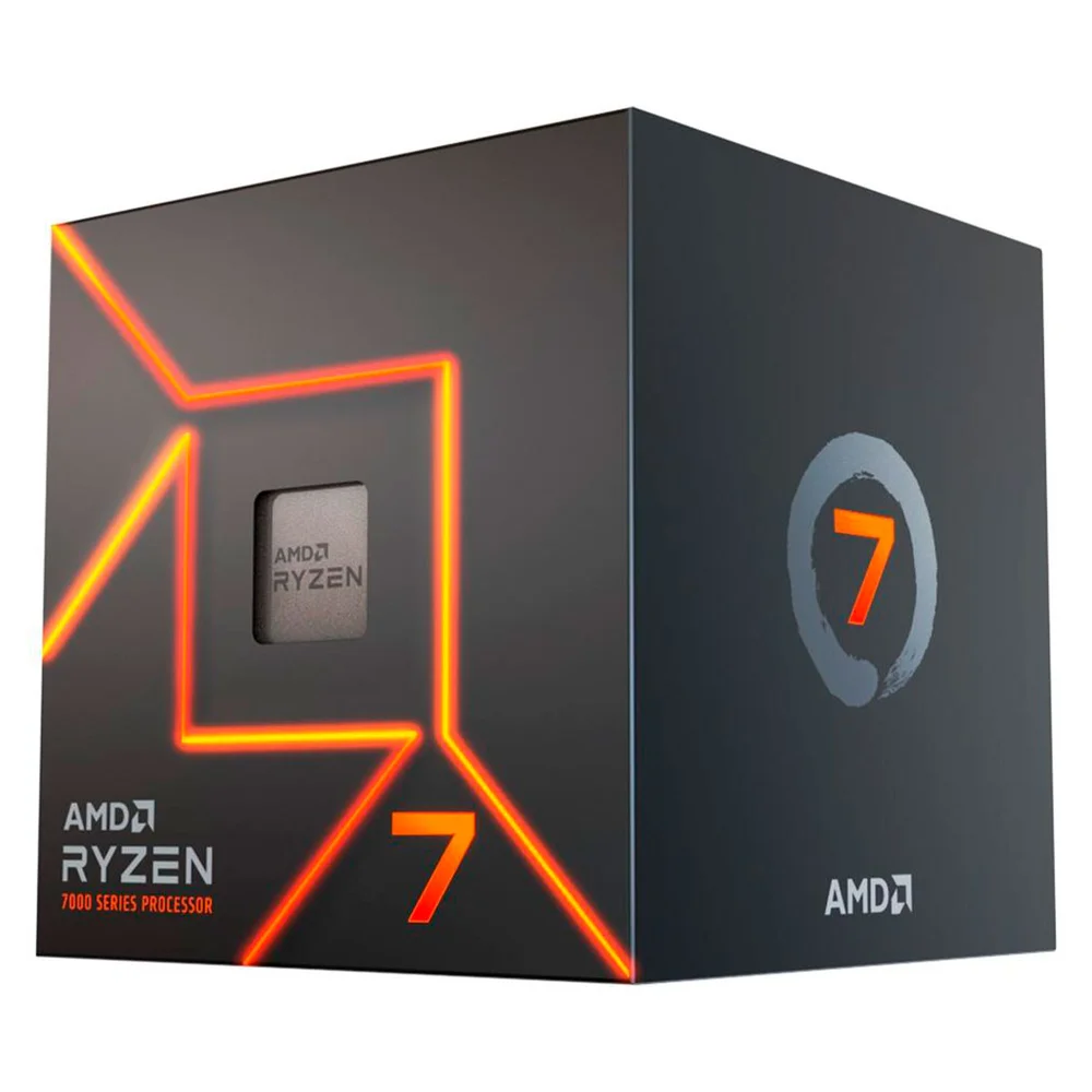 CPU AMD Ryzen 7 7700 Processador AMD Ryzen 7 7700 38GHz 53GHz KaBuM