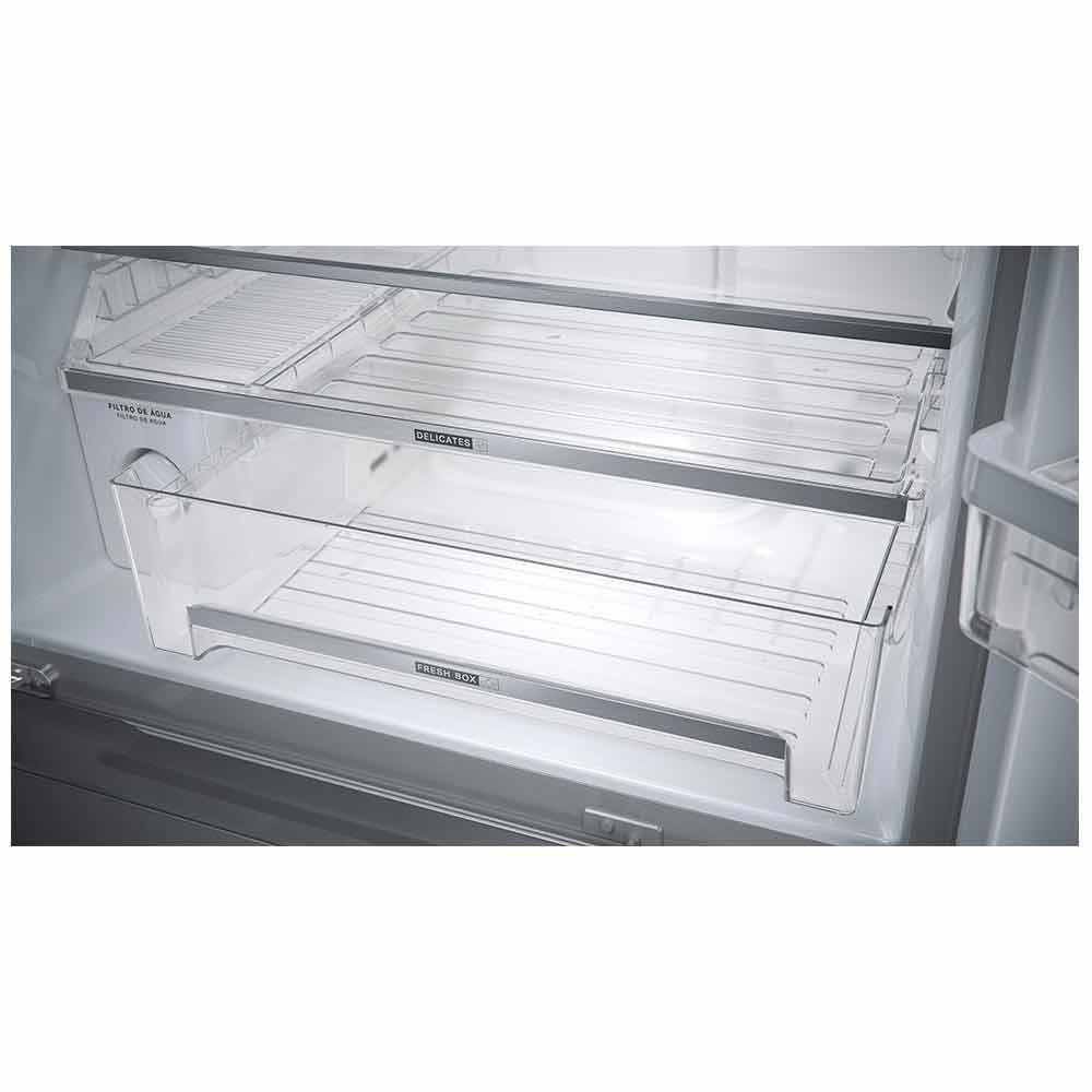 Refrigerador Inverse 03 Portas Brastemp Frost Free Com 515 Litros Com Água E Gelo Na Porta Inox - BRH86AR Refrigerador Inverse 03 Portas Brastemp Frost Free Com 515 Litros Com Água E Gelo Na Porta Inox - BRH86AR