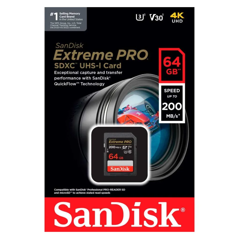 Carto Sdxc Sandisk Extreme Pro KaBuM