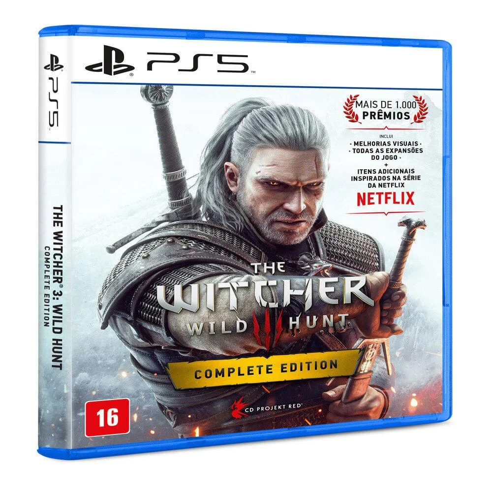 Jogo The Witcher 3: Wild Hunt (complete Edition) - Ps5 (EU) Jogo The Witcher 3: Wild Hunt (complete Edition) - Ps5 (EU)