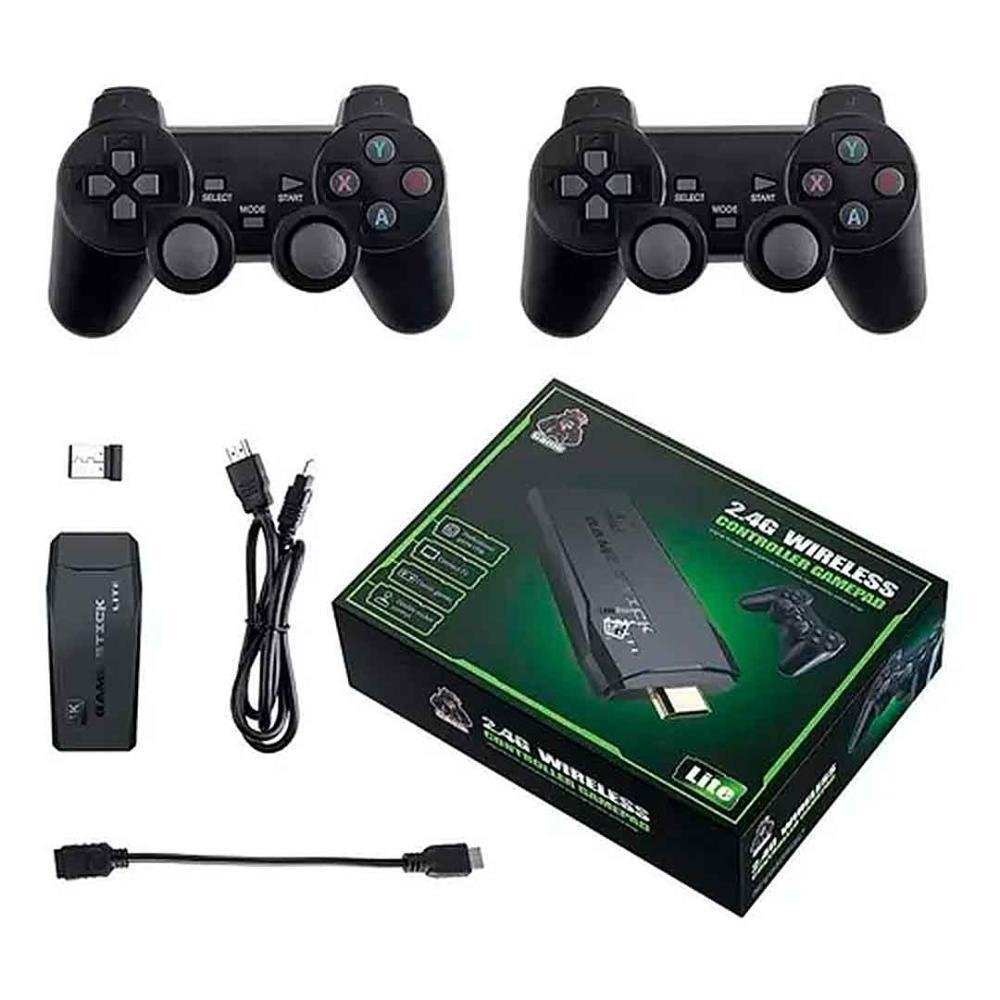 Video Game Retro Multiplataforma Game Stick, 4k, Com 2 Controles Video Game Retro Multiplataforma Game Stick, 4k, Com 2 Controles