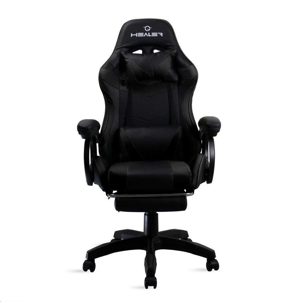 Cadeira Gamer Healer Level, Até 150KG, Reclinável, Giratória, Apoio de Pés Cadeira Gamer Healer Level, Até 150KG, Reclinável, Giratória, Apoio de Pés