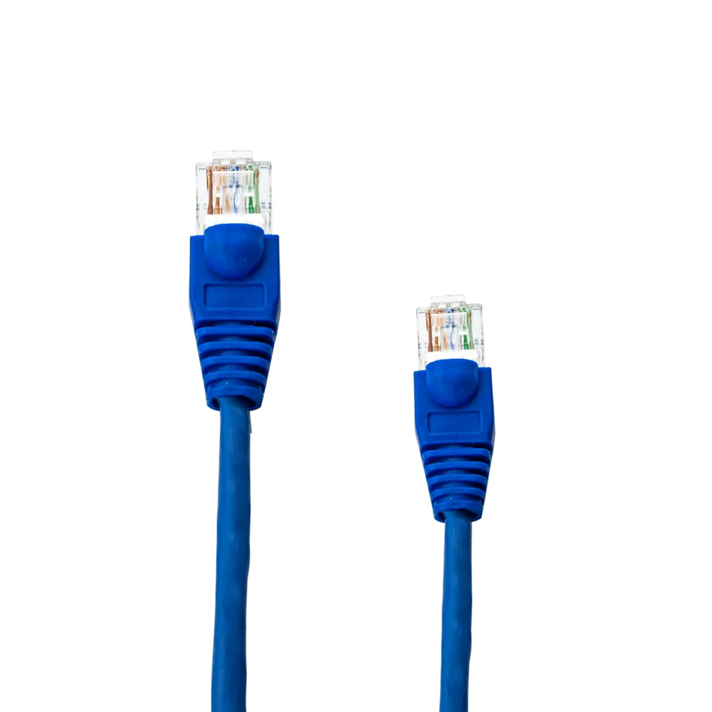 Cabo De Rede Nexans Cat5e Montado Azul - 3 Metros