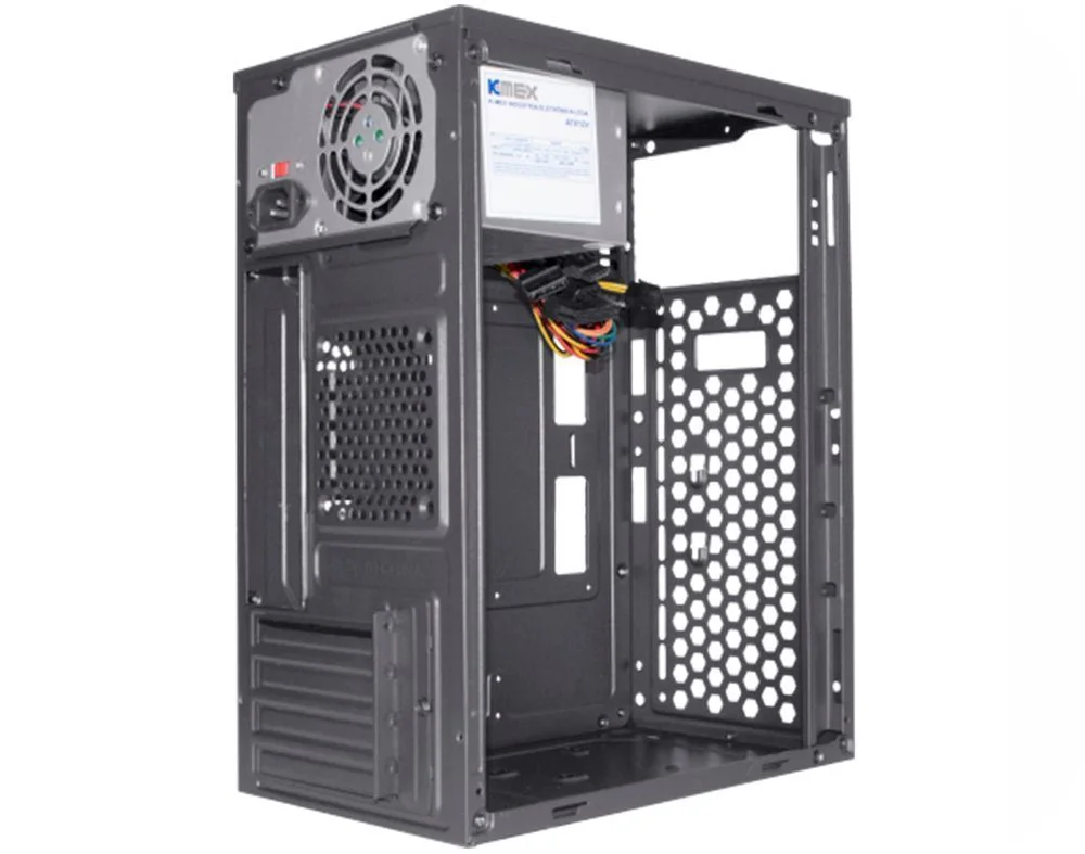 Gabinete K-mex Gm-02nb, Preto, C Fonte, Px-300, 200w, Com Cabo C, Usb 2.0+ Audio Ac´97 Gabinete K-mex Gm-02nb, Preto, C Fonte, Px-300, 200w, Com Cabo C, Usb 2.0+ Audio Ac´97