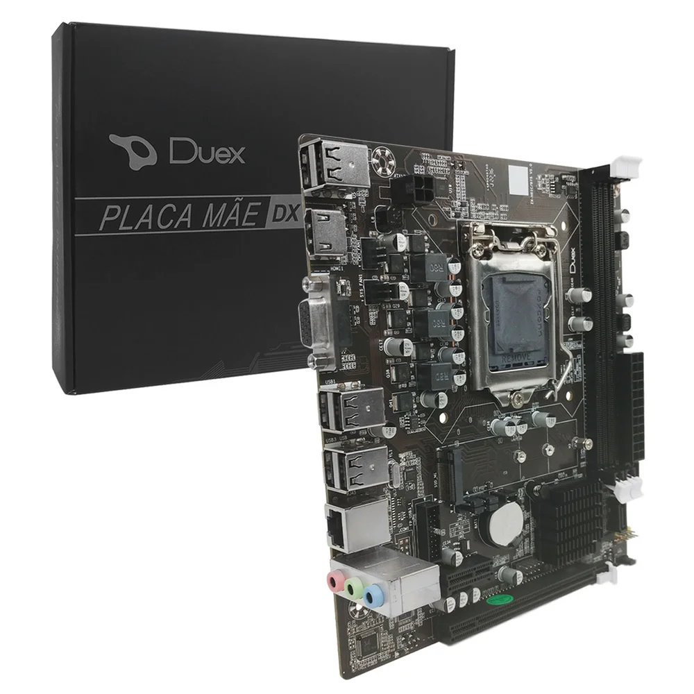 Placa Mãe Duex Dx H61z M2, Intel 2ª/3ª Geração, DDR3, Socket LGA1155 Placa Mãe Duex Dx H61z M2, Intel 2ª/3ª Geração, DDR3, Socket LGA1155