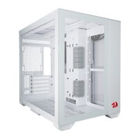 Gabinete Gamer Lian Li O11 DYNAMIC Mini, Mini Tower, ATX, Painel lateral e frontal em Vidro Temperado, Branco - O11DMINI-RD-W