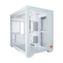 Gabinete Gamer Lian Li O11 DYNAMIC Mini, Mini Tower, ATX, Painel lateral e frontal em Vidro Temperado, Branco - O11DMINI-RD-W