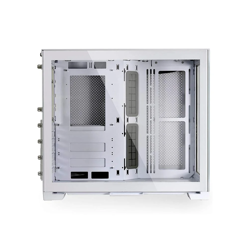 Gabinete Gamer Lian Li O11 DYNAMIC Mini, Mini Tower, ATX, Painel lateral e frontal em Vidro Temperado, Branco - O11DMINI-RD-W Gabinete Gamer Lian Li O11 DYNAMIC Mini, Mini Tower, ATX, Painel lateral e frontal em Vidro Temperado, Branco - O11DMINI-RD-W