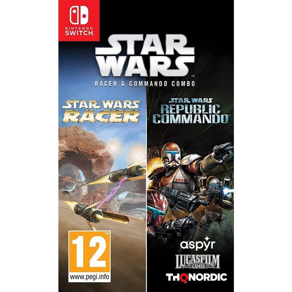 Jogo Star Wars Racer And Commando Combo - Nintendo Switch Jogo Star Wars Racer And Commando Combo - Nintendo Switch