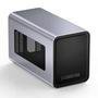 Gabinete Jonsbo, Prata, Mini Itx, Alumínio V11