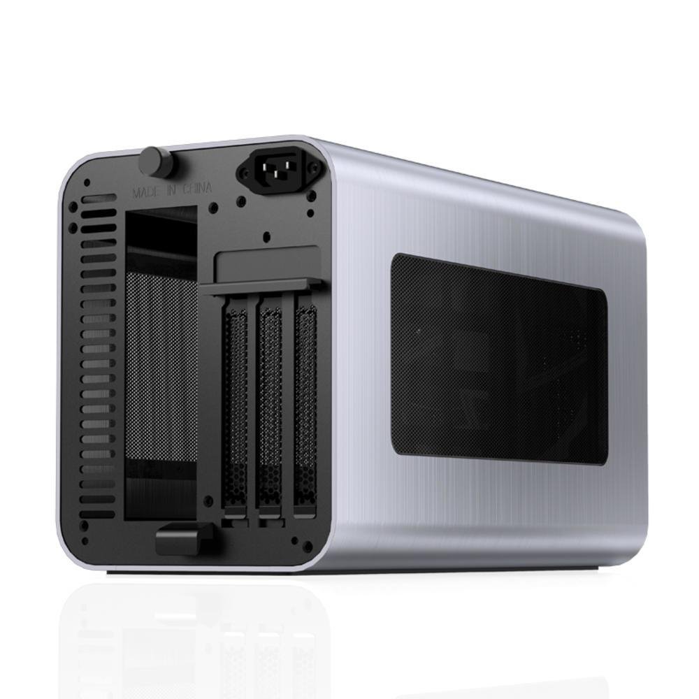 Gabinete Jonsbo, Prata, Mini Itx, Alumínio V11 Gabinete Jonsbo, Prata, Mini Itx, Alumínio V11