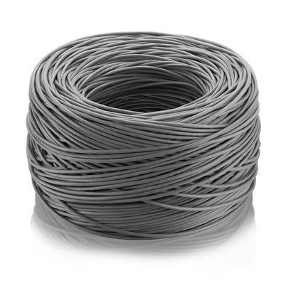 50 Metros De Cabo Rede Cat6 Sohoplus Furukawa 100% Cobre,cinza