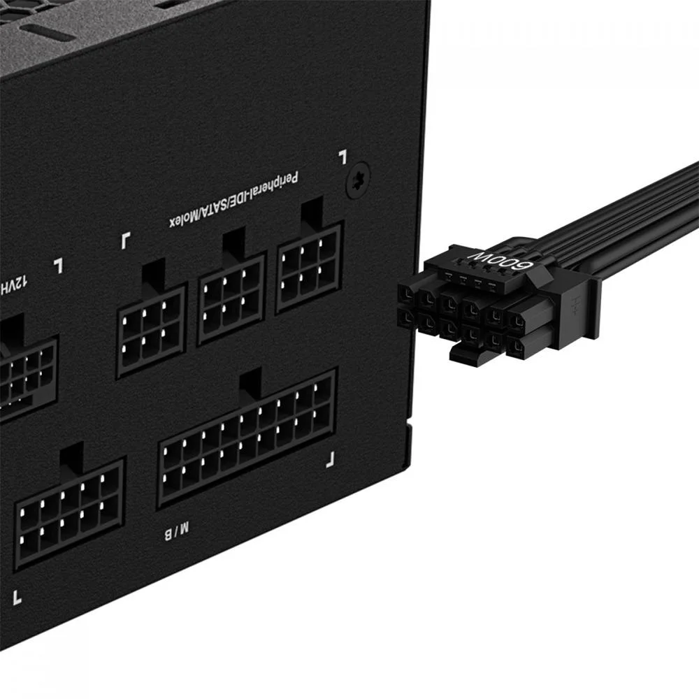 Fonte Gamer Gigabyte, 1000w, 80plus Gold Pg5, Modular, Pcie Gen5 Fonte Gamer Gigabyte, 1000w, 80plus Gold Pg5, Modular, Pcie Gen5