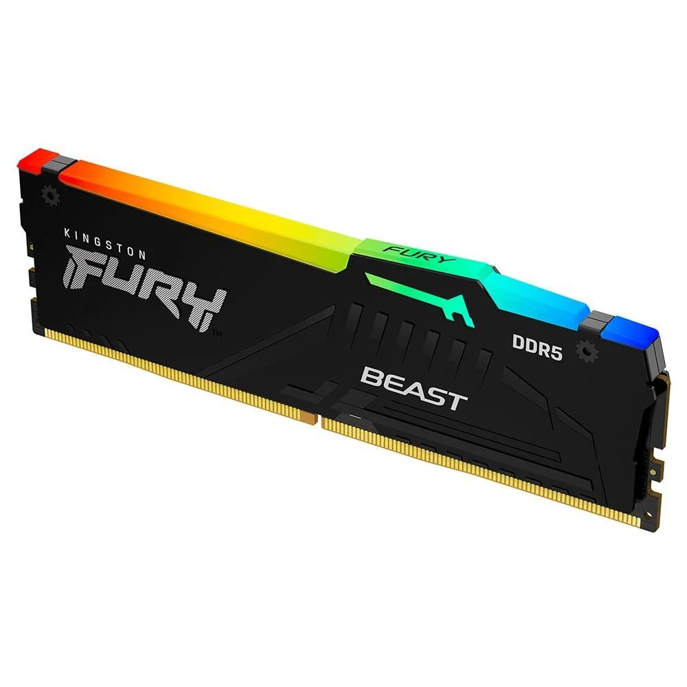 Memória Hyperx Kingston Fury Beast RGB 16GB KaBuM