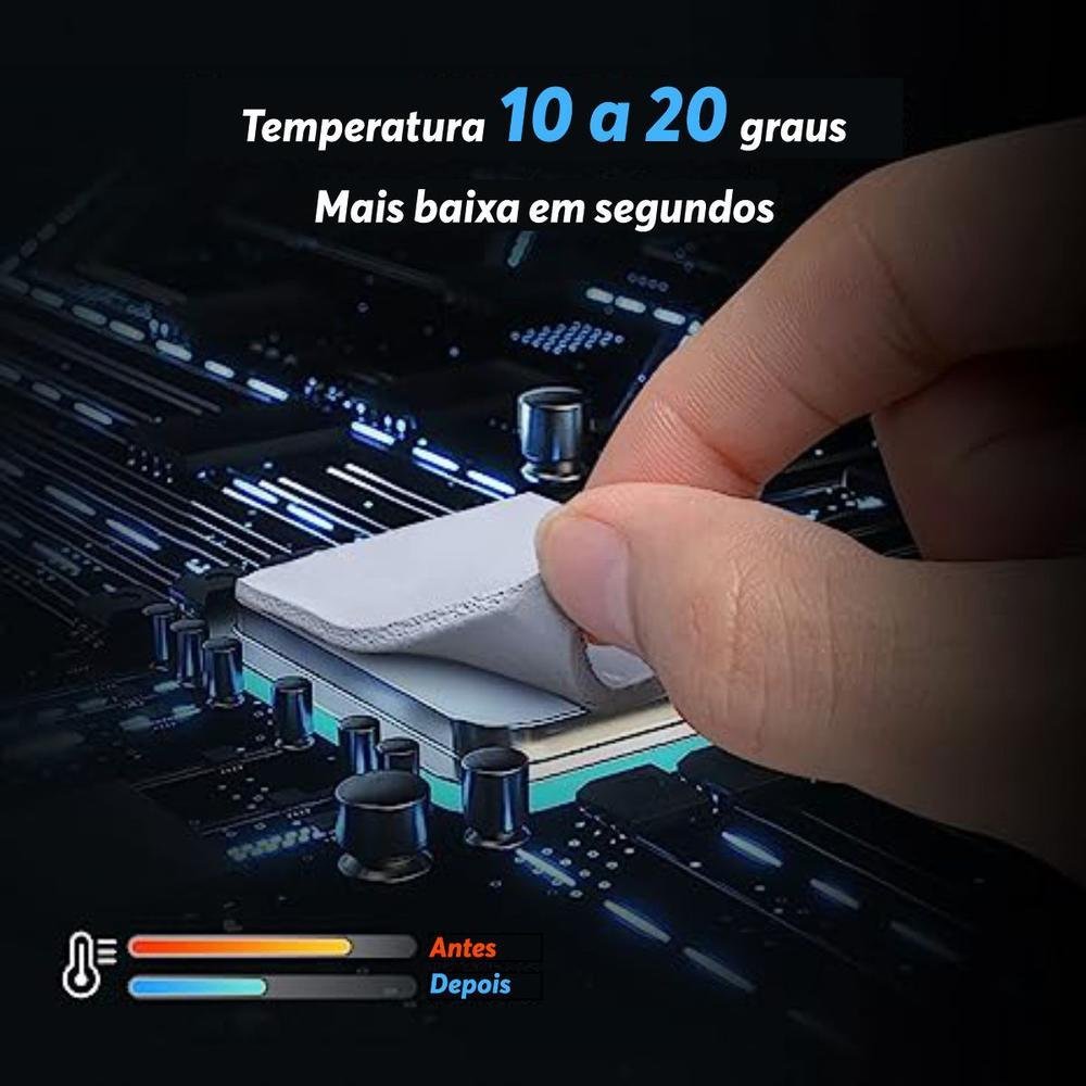 Termopad Gpu Thermal Pad 148 Wmk 85mm x 45mm x 20mm KaBuM