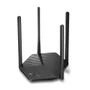 Roteador Mercusys, Mr60x, Ax1500, Gigabit 10/100/1000, 1201 Mbps + 300 Mbps, Dual Band, 4 antenas, Wi-fi 6, Preto