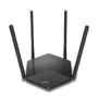 Roteador Mercusys, Mr60x, Ax1500, Gigabit 10/100/1000, 1201 Mbps + 300 Mbps, Dual Band, 4 antenas, Wi-fi 6, Preto