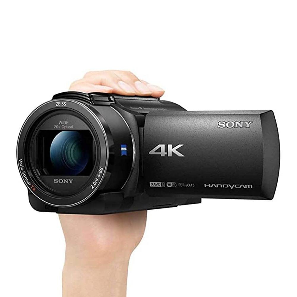 Filmadora Handycam Sony Fdr-Ax43a, 4K UHD, Zoom 20x, Preta