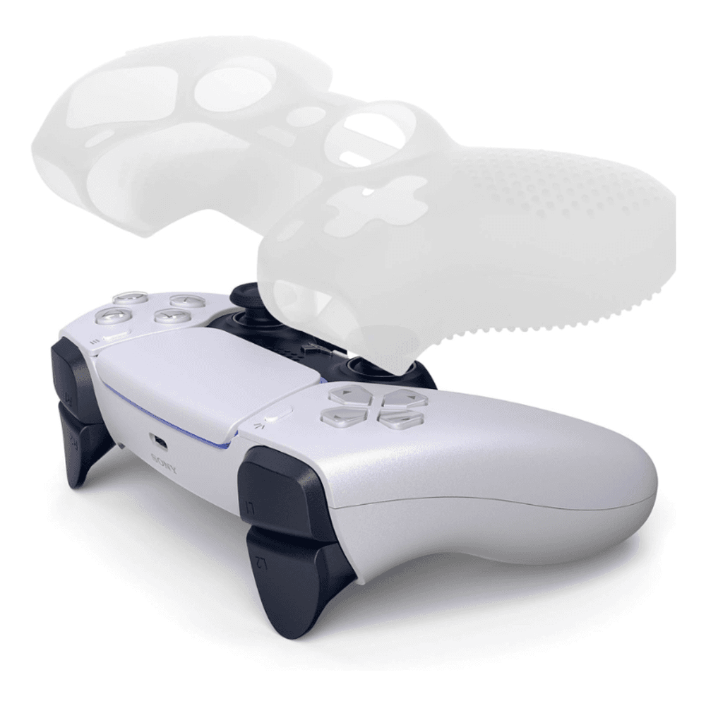 Capa Capinha Case Skin Para Controle De Playstation 5 - Branco Capa Capinha Case Skin Para Controle De Playstation 5 - Branco
